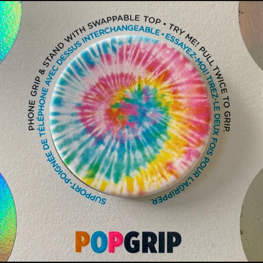 Popsocket - Psych Out (RAINBOW TIE-DYE)